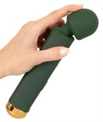 Зеленый wand-вибромассажер Luxurious Wand Massager - 22,2 см. - фото 1340545