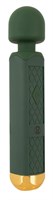 Зеленый wand-вибромассажер Luxurious Wand Massager - 22,2 см. - фото 1340544