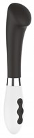 Черный вибратор Aceso с утолщенной головкой - 20,8 см. - фото 1340687
