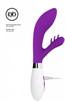 Фиолетовый вибратор-кролик Agave - 23,1 см. - фото 1417995
