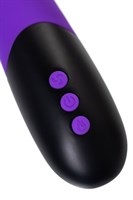 Фиолетовый ротатор «Дрючка-заменитель» с функцией нагрева - 18 см. - фото 1370060