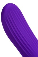 Фиолетовый ротатор «Дрючка-заменитель» с функцией нагрева - 18 см. - фото 1370061