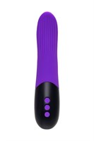 Фиолетовый ротатор «Дрючка-заменитель» с функцией нагрева - 18 см. - фото 1370052