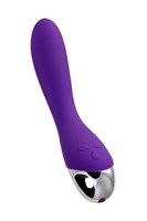 Фиолетовый вибратор «Дрючка-удовольствие» - 20,5 см. - фото 326692