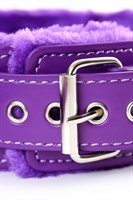 Фиолетовый набор БДСМ «Накажи меня нежно» с карточками - фото 1370119