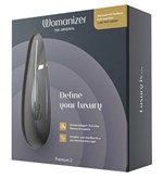 Черный клиторальный стимулятор Womanizer Premium 2 - фото 1342004