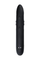 Черный вибратор-кролик Waname D-Splash Hail - 23,8 см. - фото 1416613