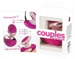 Ярко-розовый вибромассажер Couples Choice Massager - фото 1342260