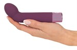 Фиолетовый G-стимулятор с вибрацией G-Spot Vibe - 16 см. - фото 1413841