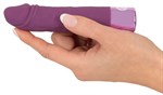 Фиолетовый вибратор-реалистик Realistic Vibe - 14,3 см. - фото 1370315