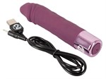 Фиолетовый вибратор-реалистик Realistic Vibe - 14,3 см. - фото 1370317