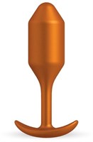 Пробка для ношения цветы бронзы B-vibe Snug Plug 2 - 11 см. - фото 378056