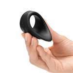 Черное эрекционное кольцо Mojo Molto - фото 1342655