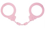Розовые силиконовые наручники Suppression - фото 1370364