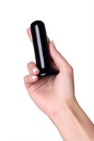 Черный стеклянный мини-вибратор - 10 см. 202663 Черный стеклянный мини-вибратор - 10 см. 202663