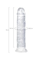 Прозрачный фаллоимитатор Chard - 18 см. - фото 1410393