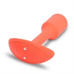 Оранжевая вибропробка для ношения B-vibe Snug Plug 1 - 10 см. - фото 1370416
