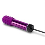 Фиолетовая вибропулька Le Wand Bullet с 2 нежными насадками - фото 1343082