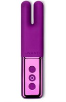 Фиолетовый двухмоторный мини-вибратор Le Wand Deux - фото 1343100