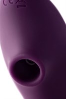 Фиолетовый вибромассажер с двойной стимуляцией Mave - фото 1343145