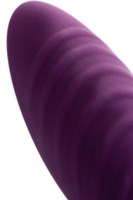 Фиолетовый вибромассажер с двойной стимуляцией Mave - фото 1343146
