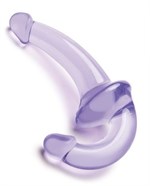 Фиолетовый безремневой страпон Strapless Strap-On - фото 1370459