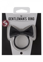 Черное эрекционное кольцо Gentlemans Ring - фото 342620