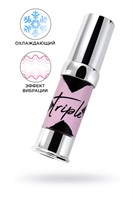 Возбуждающий гель с эффектом вибрации и охлаждения Triple X 3 in 1 Unisex Pleasure Enhancer Gel - 15 мл. 203170 - фото 68070