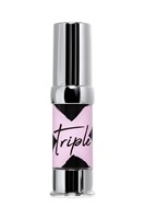 Возбуждающий гель с эффектом вибрации и охлаждения Triple X 3 in 1 Unisex Pleasure Enhancer Gel - 15 мл. 203170 - фото 171683