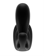 Черный анально-вагинальный вибромассажер Top Secret+ 203295