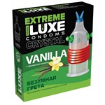 Стимулирующий презерватив  Безумная Грета  с ароматом ванили - 1 шт. - фото 387655