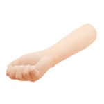 Телесный стимулятор в виде руки со сжатыми в кулак пальцами - 36 см. - фото 1411196