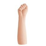 Телесный стимулятор в виде руки со сжатыми в кулак пальцами - 36 см. - фото 1411193