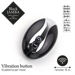 Универсальный анальный массажер Black Jamba Anal Vibrator - 12 см. 203415 - фото 30432