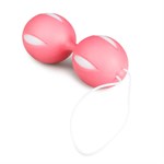 Розовые вагинальные шарики Wiggle Duo - фото 1370604