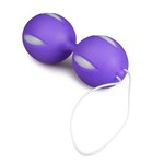 Фиолетовые вагинальные шарики Wiggle Duo - фото 1344004