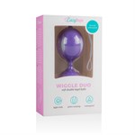 Фиолетовые вагинальные шарики Wiggle Duo - фото 1344005