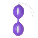 Фиолетовые вагинальные шарики Wiggle Duo - фото 1344002