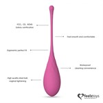 Набор из 6 розовых вагинальных шариков FemmeFit Pelvic Muscle Training Set - фото 1344026