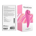 Розовый клиторальный вибромассажер FemmeGasm - фото 1344048
