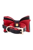 Черно-красный бондажный набор Bow-tie - фото 1344116