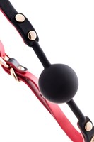 Черно-красный бондажный набор Bow-tie - фото 1344121