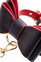 Черно-красный бондажный набор Bow-tie - фото 1344123