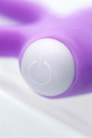 Фиолетовое виброкольцо на пенис Zort - фото 1370823