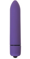 Фиолетовая вибропуля с заострённым кончиком - 9,3 см. - фото 1345220