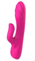 Ярко-розовый вибратор-кролик Flexible G-spot Vibe - 21 см. 204525 - фото 155692