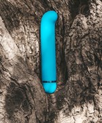 Бирюзовый перезаряжаемый вибратор Flamie - 18,5 см. 204569