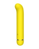 Желтый перезаряжаемый вибратор Flamie - 18,5 см. - фото 1345480