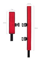 Черный ошейник с наручниками на липучках 206832 - фото 865249 Черный ошейник с наручниками на липучках 206832 - фото 865249