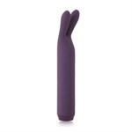 Фиолетовый вибратор с ушками Rabbit Bullet Vibrator - 8,9 см. - фото 1346091